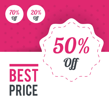Shopping big sales and discounts icon vector illustration graphic designのイラスト素材