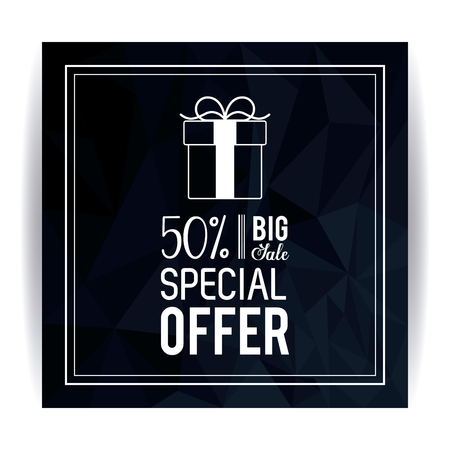 Shopping big sales and discounts icon vector illustration graphic designのイラスト素材