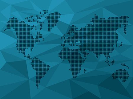 World map infographic icon vector illustration graphic designのイラスト素材