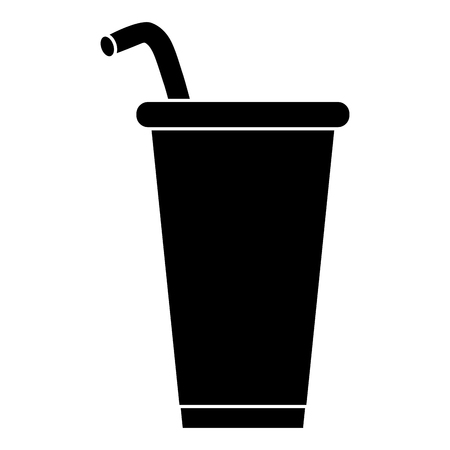 Soda cup beverage icon vector illustration graphic designのイラスト素材