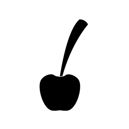 Cherry sweet fruit icon vector illustration graphic designのイラスト素材