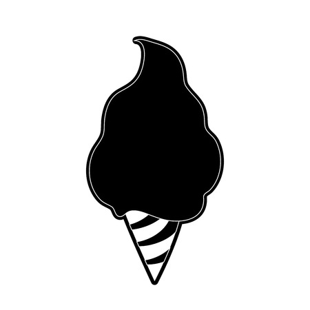 Ice cream cone icon vector illustration, graphic design.のイラスト素材