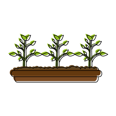 Plants in vase icon vecctor illustration graphic designのイラスト素材