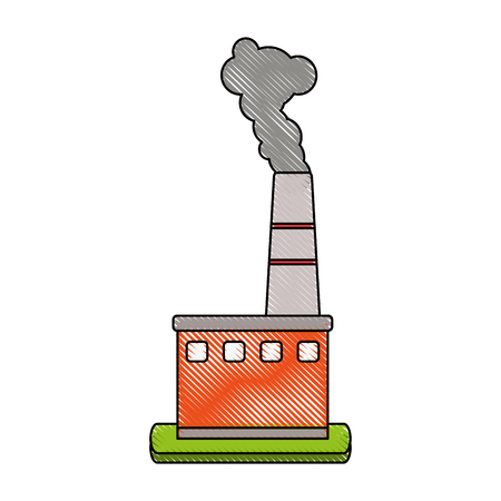 Industrial factory symbol icon vector illustration graphic designのイラスト素材