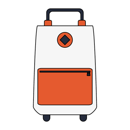 Travel luggage isolated icon vector illustration graphic designのイラスト素材