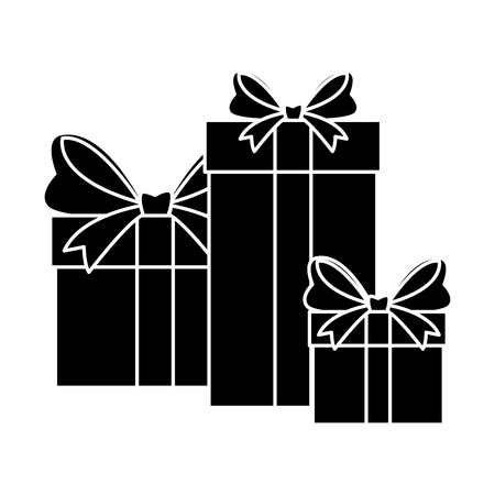 Giftboxes presents symbol icon vector illustration graphic designのイラスト素材
