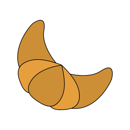 Bread Croissant isolated icon vector illustration graphic designのイラスト素材