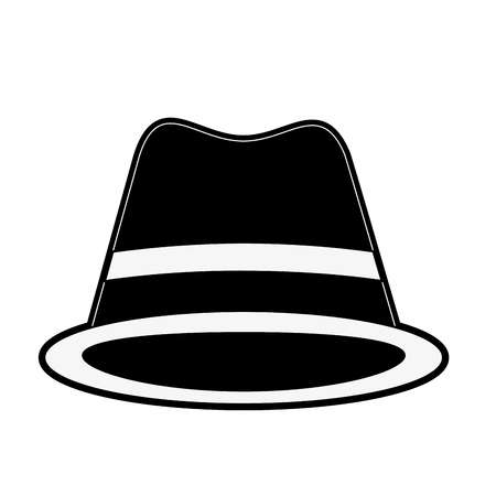 Vintage hat symbol icon vector illustration graphic designのイラスト素材