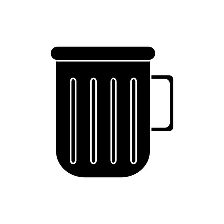 Beer glass cup icon vector illustration graphic designのイラスト素材