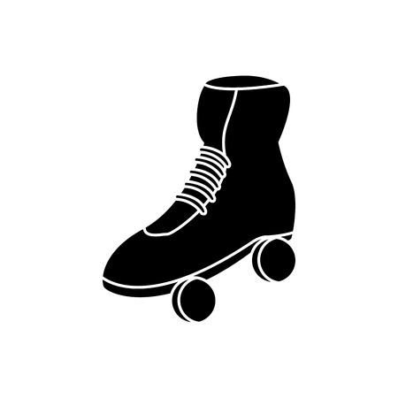Roller skates isolated icon vector illustration graphic designのイラスト素材