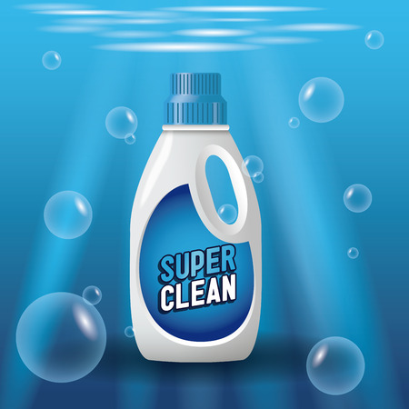 Laundry soap advertising product icon vector illustration graphic designのイラスト素材