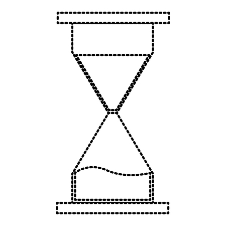 Hourglass time symbol icon illustration.のイラスト素材