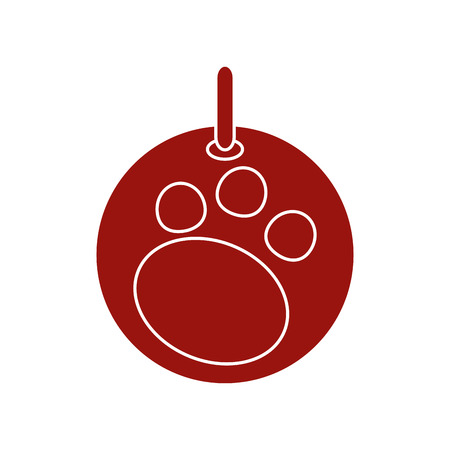 Footprint decorative ball icon vector illustration graphic designのイラスト素材