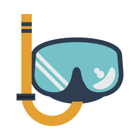 Diving mask isolated icon vector illustration graphic designのイラスト素材