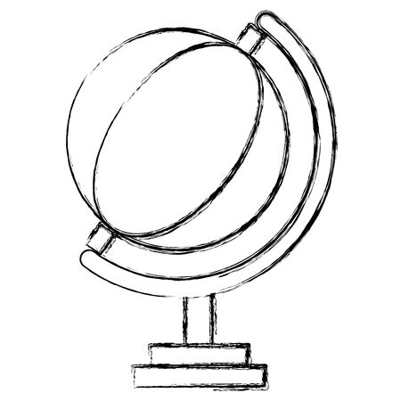 School world globe symbol icon vector illustration  graphic  designのイラスト素材