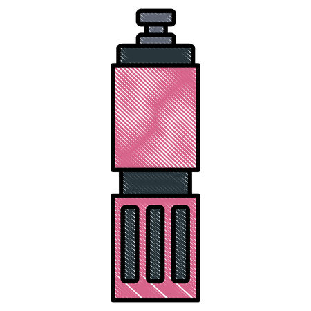 Thermo bottle isolated icon.のイラスト素材
