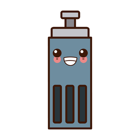 bottle isolated cute cartoon vector illustrationのイラスト素材
