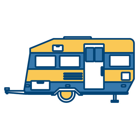 Trailer home isolated icon vector illustration graphic designのイラスト素材