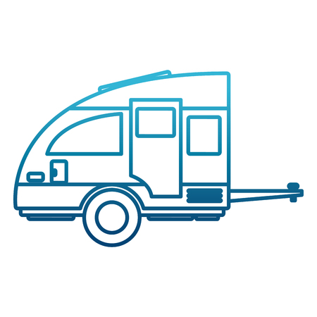 Trailer home isolated icon illustration graphic design.のイラスト素材