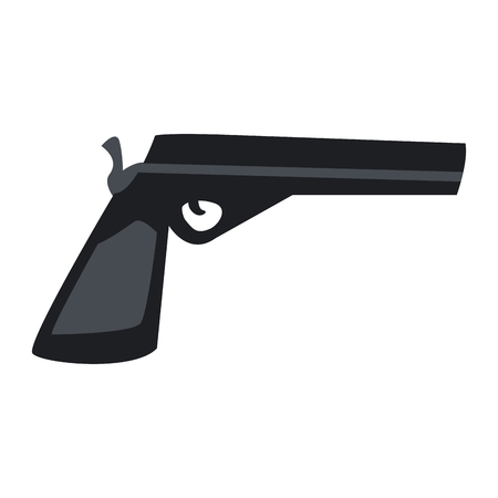 Handgun weapon isolated icon illustration graphic design.のイラスト素材