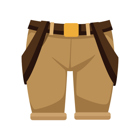 Explorer pants isolated icon vector illustration graphic designのイラスト素材