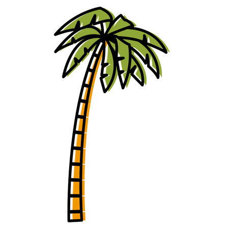 Tree palm isolated icon vector illustration graphic designのイラスト素材