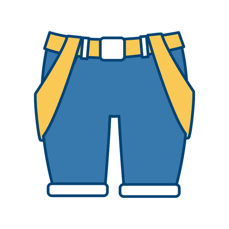 Explorer pants isolated icon vector illustrationgraphic designのイラスト素材