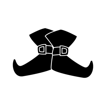 Witch boots isolated icon vector illustration graphic designのイラスト素材