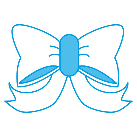 Decorative bow isolated icon vector illustration graphic designのイラスト素材