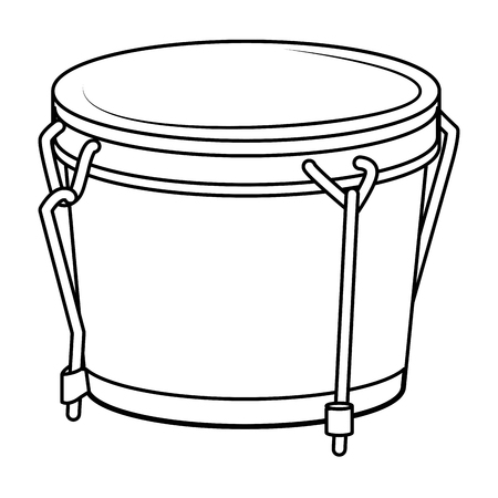 African drum music instrument icon vector illustration graphic designのイラスト素材