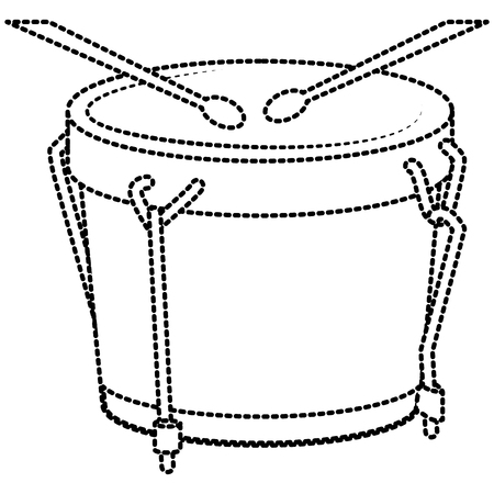 African drum music instrument icon  illustration graphic design.のイラスト素材
