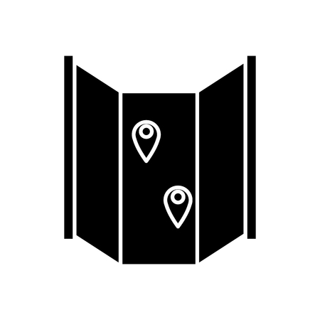 Pin location symbol icon vector illustration graphic designのイラスト素材