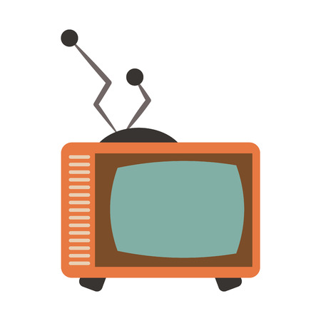 Old television technology icon vector illustration graphic designのイラスト素材