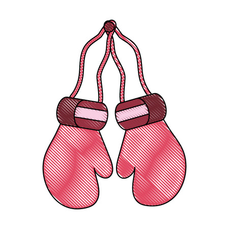 Boxing gloves isolated icon vector illustration graphic designのイラスト素材
