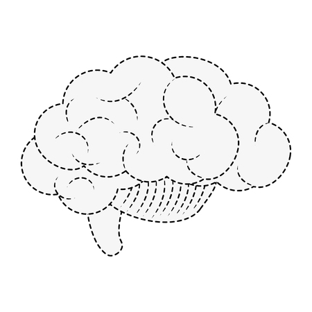 Human brain symbol icon vector illustration graphic designのイラスト素材