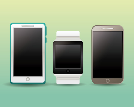 Technology media devices icon vector illustration graphicのイラスト素材