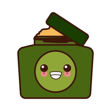 Skin cream product iconのイラスト素材