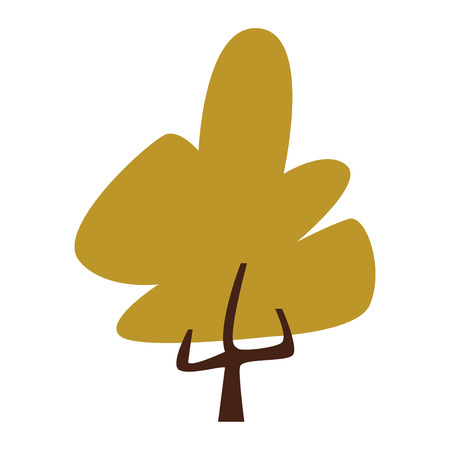 Abstract tree symbol icon vector illustration graphic designのイラスト素材