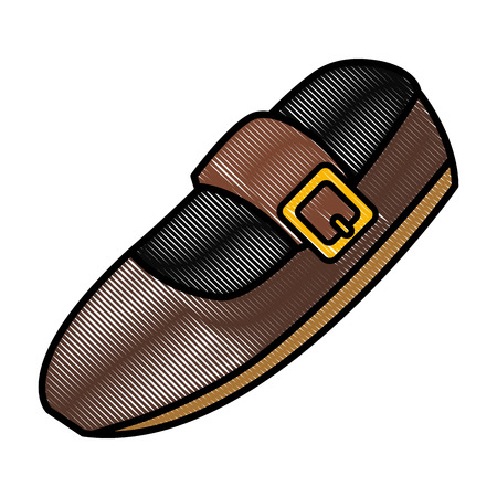 Fashion ballet shoe icon vector illustration graphic designのイラスト素材