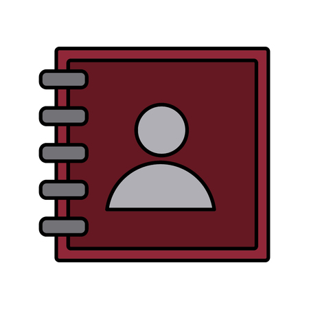 Address book symbol iconのイラスト素材