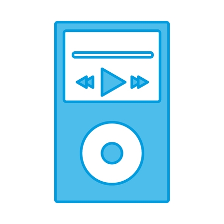 Music player device icon vector illustration graphic design.のイラスト素材