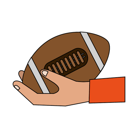 Hand with football ball icon vector illustration graphic designのイラスト素材