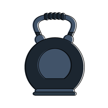 Kettlebell gym weight icon vector illustration graphic designのイラスト素材