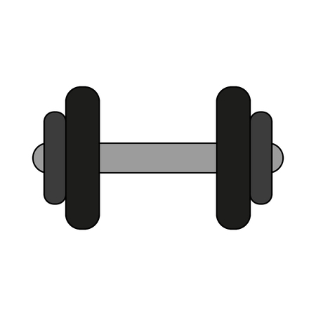 Dumbbell gym weight icon vector illustration graphic designのイラスト素材