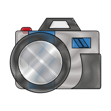 Vintage photographic camera icon vector illustration graphic designのイラスト素材