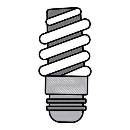 Spiral bulb light icon vector illustration graphic design.のイラスト素材