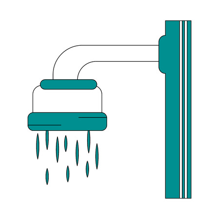 Shower faucet open icon vector illustration graphic designのイラスト素材