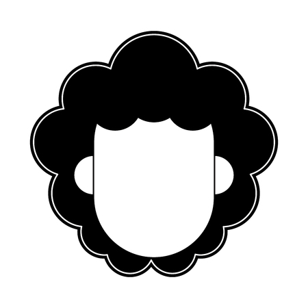 Woman faceless cartoon icon vector illustration graphic designのイラスト素材