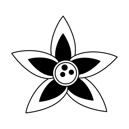 Cute flower symbol icon vector illustration graphic designのイラスト素材