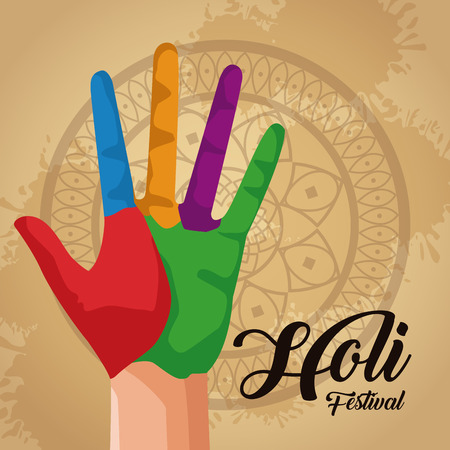 Holi celebration design icon vector illustration graphic designのイラスト素材